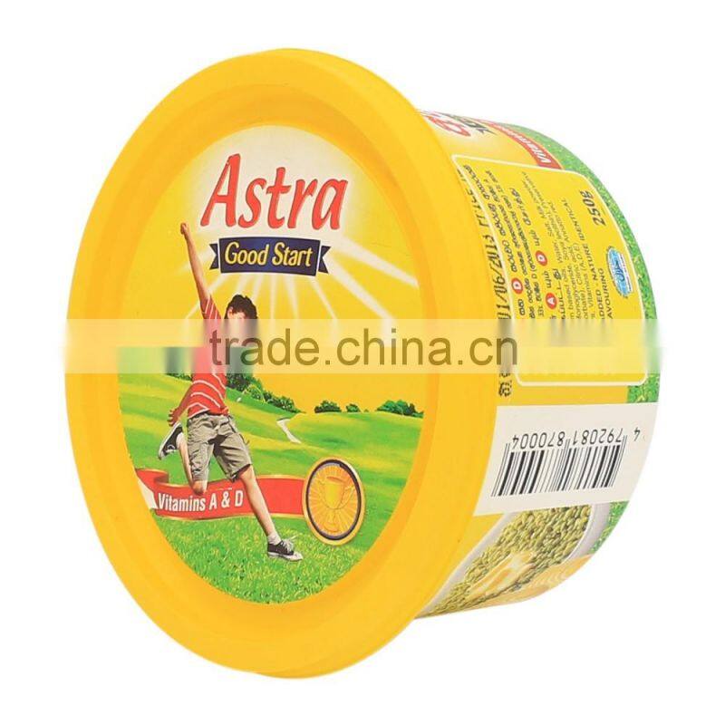 250ml IML plastic butter cups,Food Packaging Container, Dairy Packaging Box with Logo.