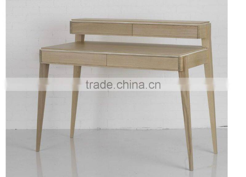 Special Design Two Layer Wood Study Table For Home Use