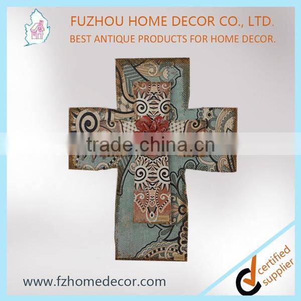 Customized printing wood craft crosses/ cross wall hangings for sale