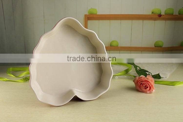 2017 factory supplies ceramic bakeware custom made baking pans