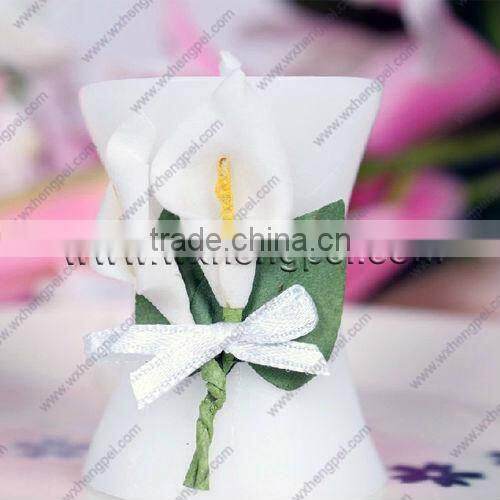 Calla Lily Elegance Vase Shaped Candle