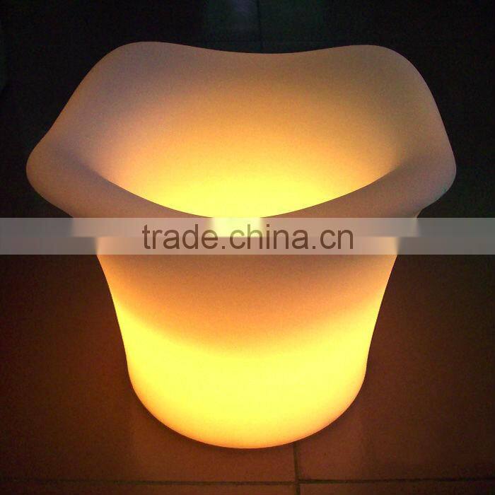 LED Light Wine Cooler