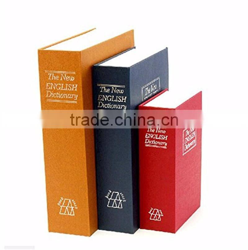 Creative Novelty Simulate English Dictionary Of Storage Box With Metal Material