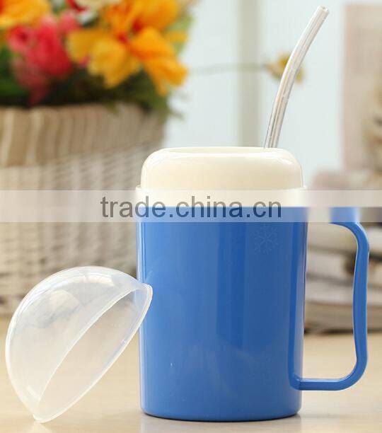 Supply fashion Creative sand ice milkshake cup / iced beer cup --Rose Red