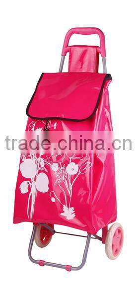 Popular Foldable Two Wheel Shopping Trolley with Bag