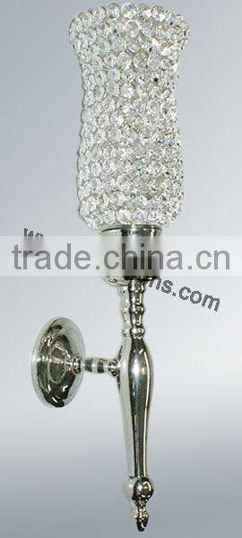 votive round crystal beaded votive candle stand