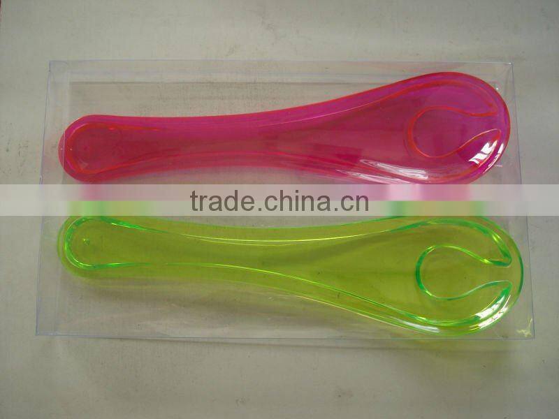 fork and spoon set for salad,plastic tableware