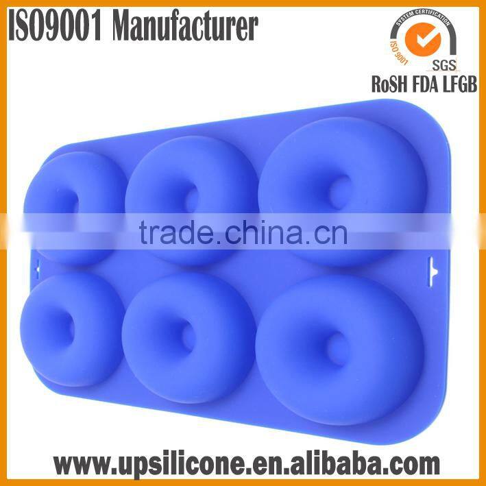 food grade silicone donut pan,round silicone cake baking pan
