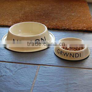 High quality metal pet bowl