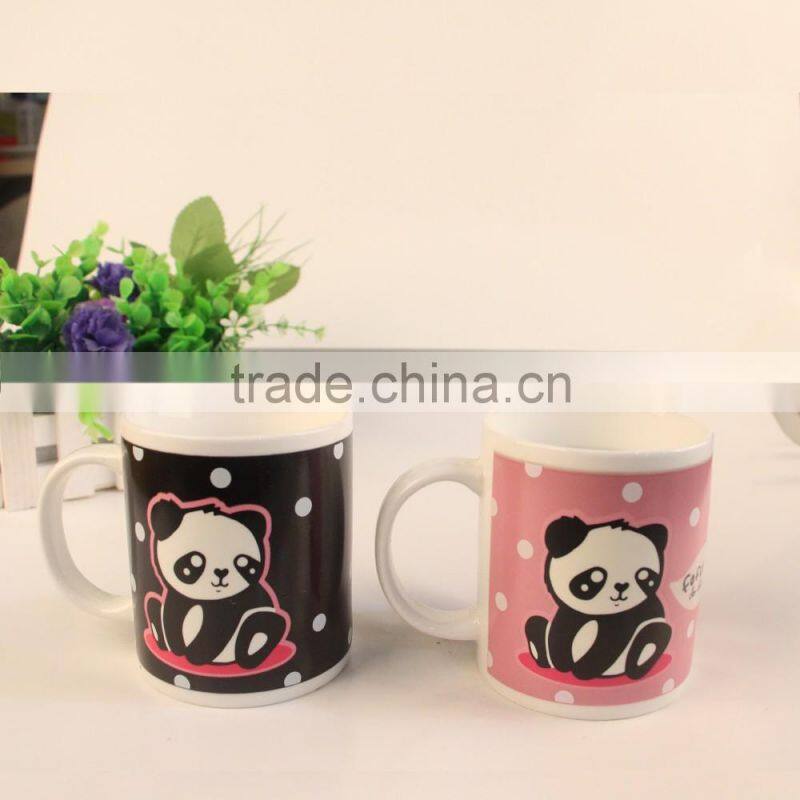 promotional idea changing mug with hot water with OEM