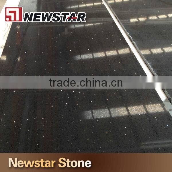 Black shimmer polished Crystal black quartz