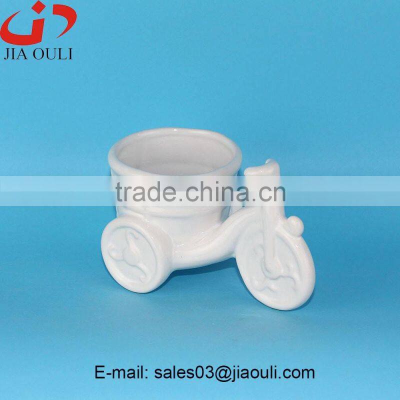 Silver and gold ingot shape planters pots, plant pots