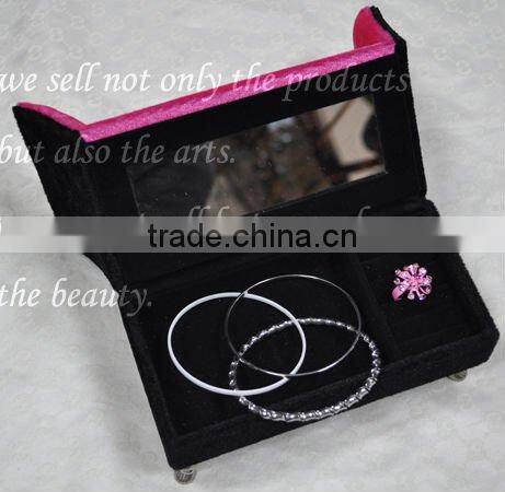 high backrest sofa jewelry in box ring box earring box sf-135 with mirror