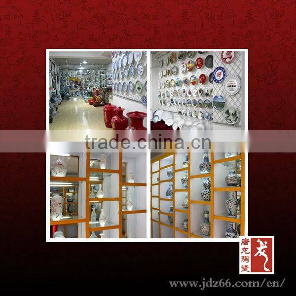 Jingdezhen OEM Chinese porcelain plate wedding anniversary