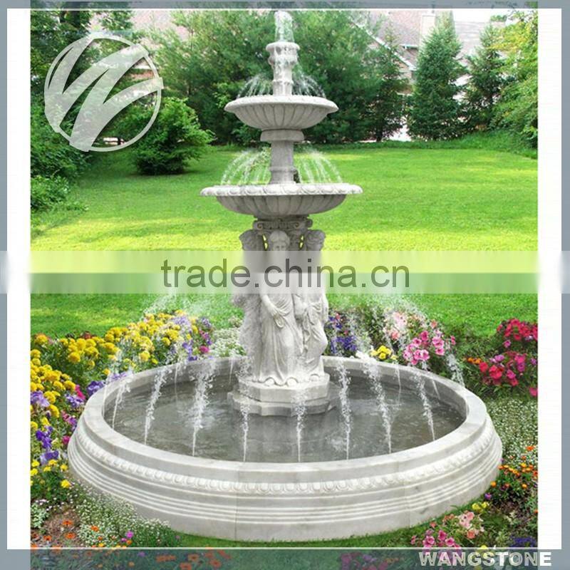 Decorative Outdoor Stone Elephant Water Fountain