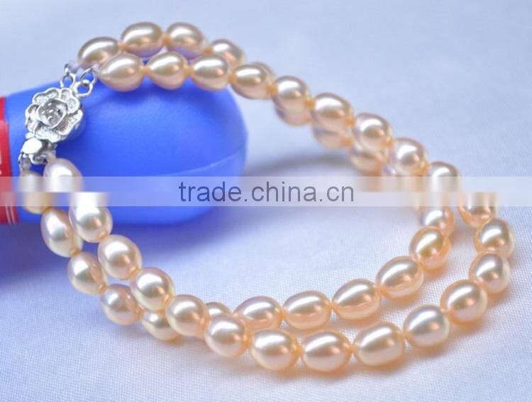 5-6mm rice shape freshwater pearl bracelet