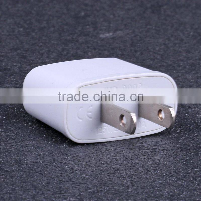 Euro to us plug travel adapter white