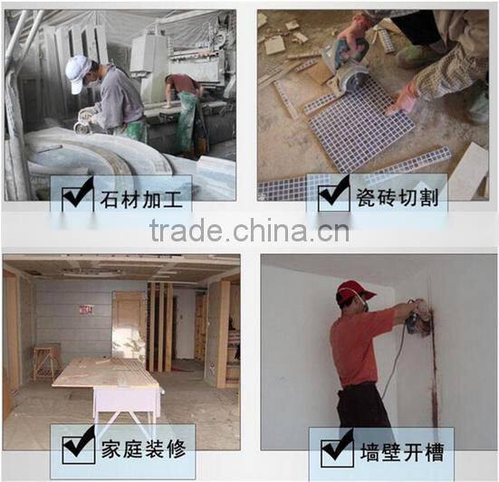 4" 14mm High Segmented Diamond Saw Blade Angle Grinder Circular Cutting Disc Disk Wheel Universal Stone Brick Block Concrete