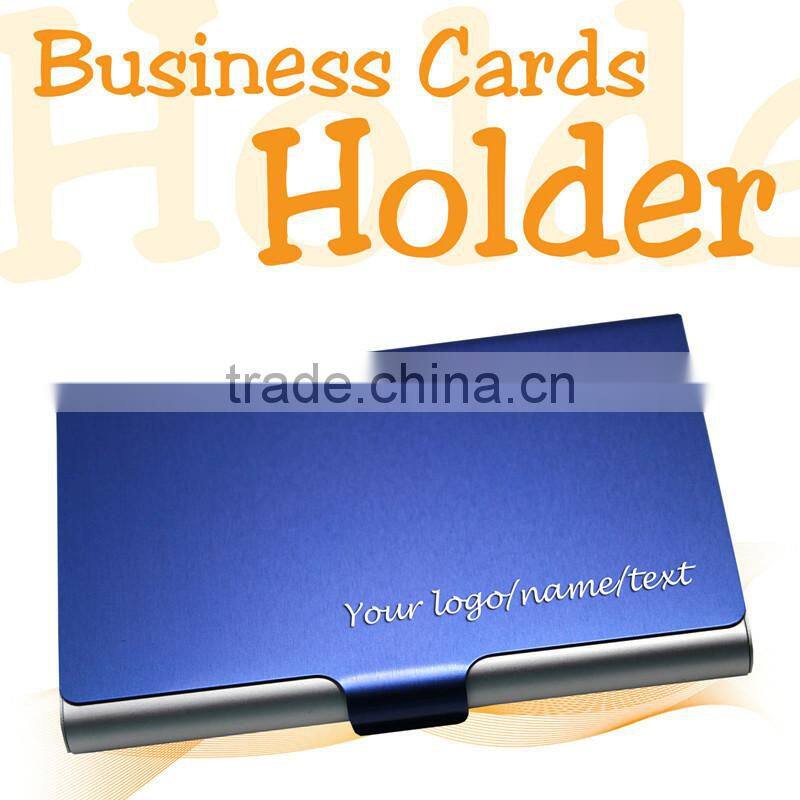 Credit ID Card Holder Box Metal Pocket Business Name Card holder Box Case