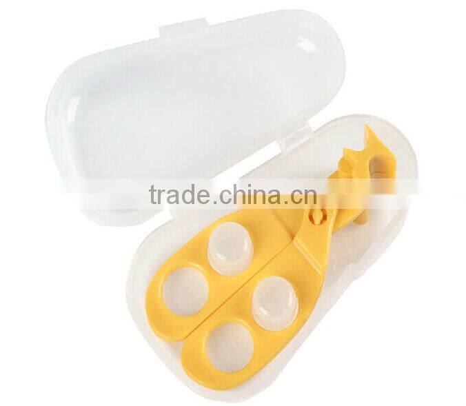 New fashion safty baby food scissors High quality Food cutting scissor plastic food masher