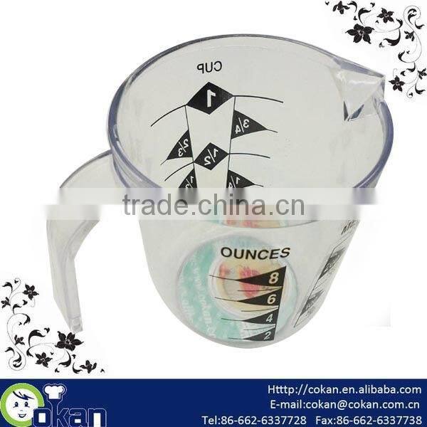 Food Grade Material Kitchen Plastic Measuring Cup CK-2019-02