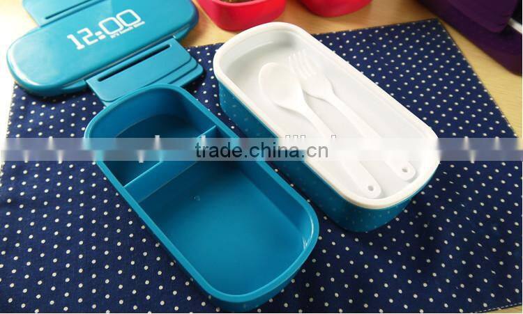Bento Lunch Box Bowl 2 Tier Perfect for Rice Pasta - NEW from China,hot new product for 2015,CUSTOM plastic lunch Bento box
