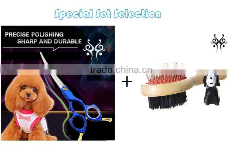 2017 Latest style 440C beauty equipment safety pet grooming scissors for dog pet