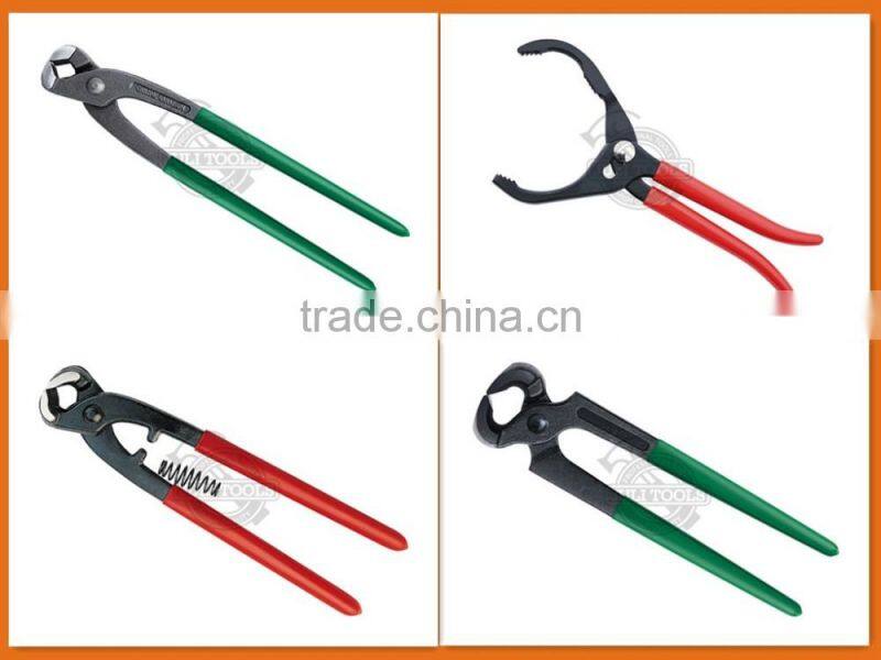 JL2203 hand tool pincers advanced American type drop forged fin fished tower pincer carpenter's pincer