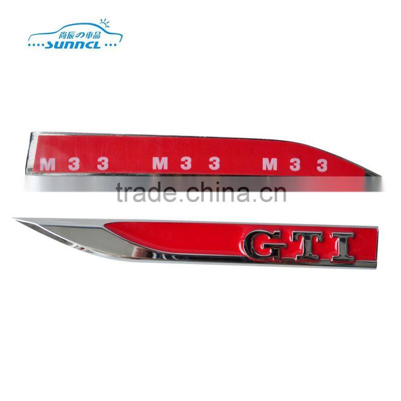 Custom 3d car sticker for car