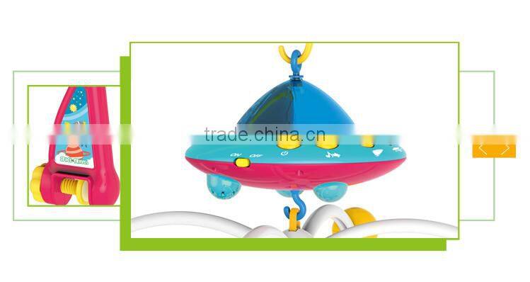 Hot selling electric music rotating bell baby round hanging bed