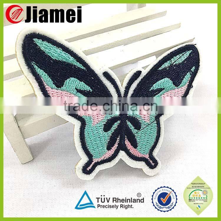 OEM animal cartoon embroidered patches for kids clothes