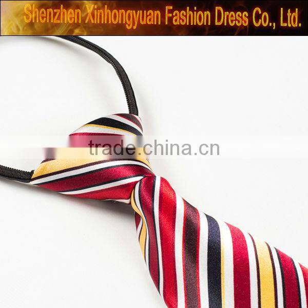 custom fashion silky polyester women's necktie