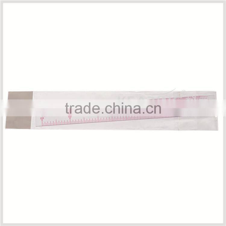 Kearing 1:3/1:5 transplant 1.2mm thickness flexible plastic straight scale ruler #8501