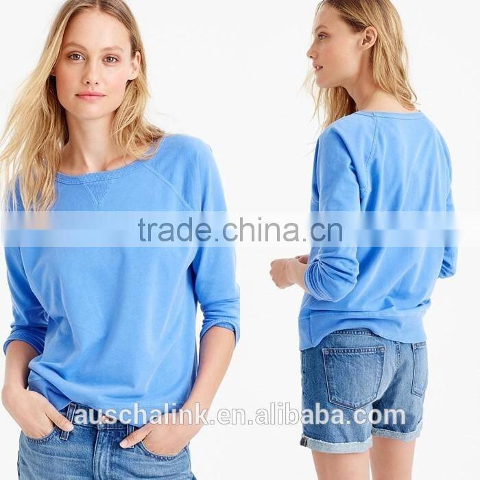high quality lady wholesale crewneck sweatshirt manufacturer