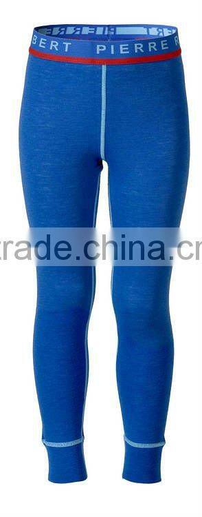 100%merino Kids Thermal underwear bottom long johns