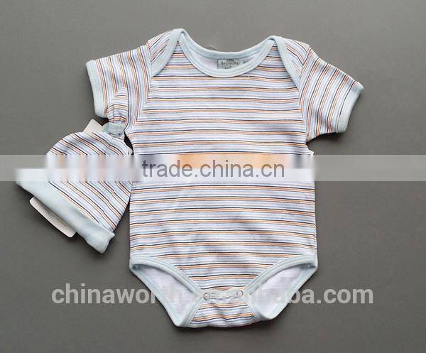 Fashionable custom design baby rompers infant rompers Organic cotton romper