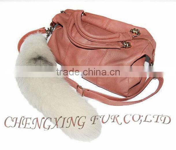 CX-R-45 Wholesale Fox Fur Hanging Decoration Key Chain