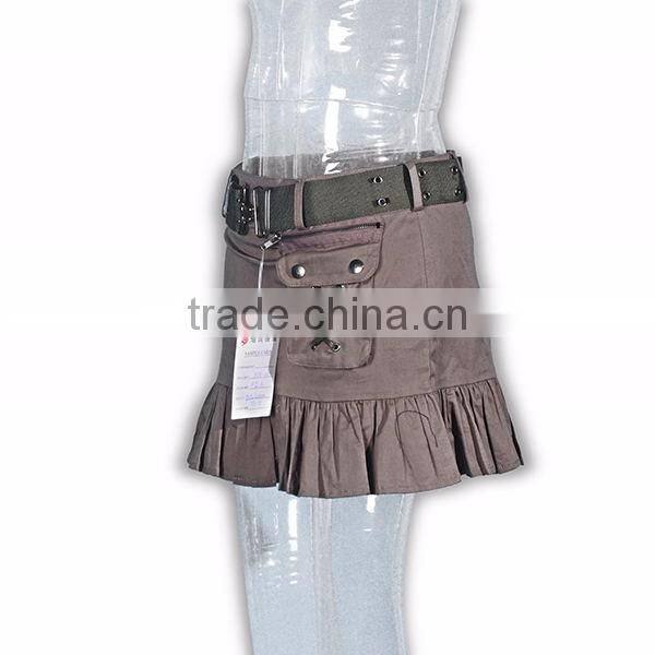 wholesale ladies design high rise plaid sexy half skirt girl sexy girls mini skirt