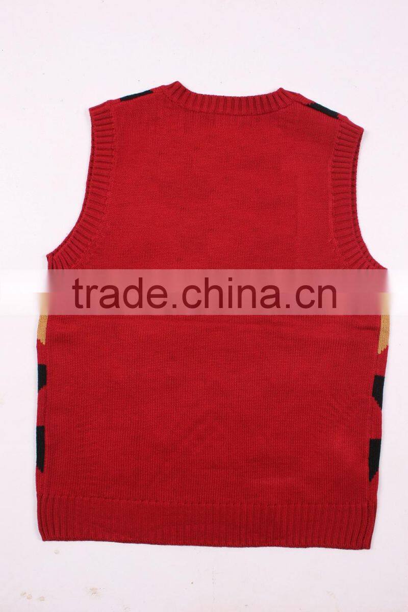Fashion Men's Vest Sweater No Sleeves