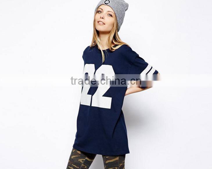 wholesale extended tee girl t shirt printing