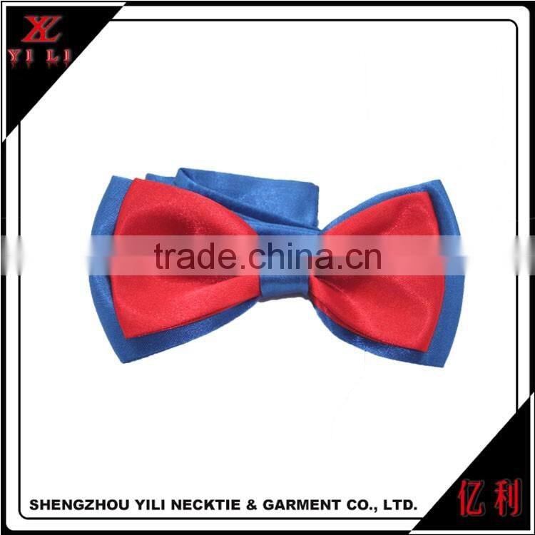 Latest design portable colored tie bow ties for men
