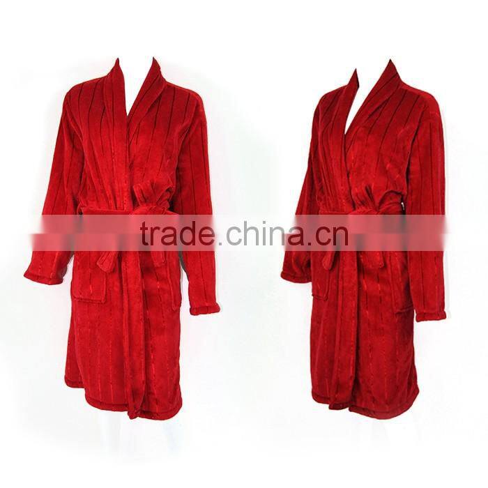 100% Polyester Printed Coral Fleece Girl's Pajamas / Sleepwear / Dressing Gown