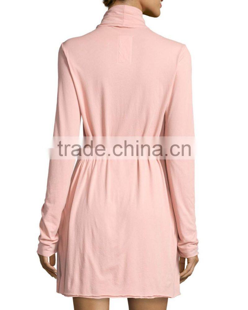 2017 fashion Cotton Wrap Robe Sleepwear hot sale ladies pajamas Ladies Nightgown Sexy pyjamas