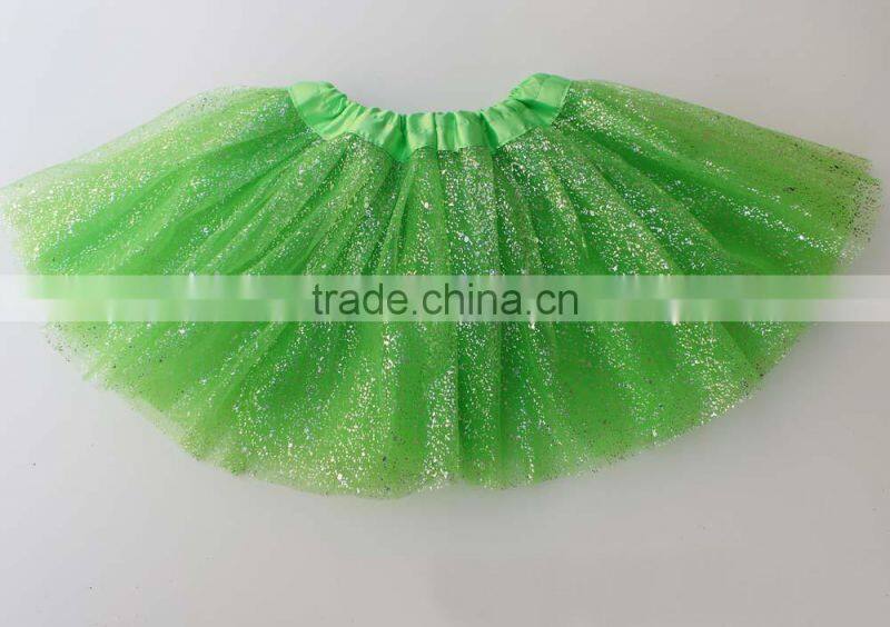 summer tulle dress chiffon skirt polyester tutu glitter tulle baby skirt