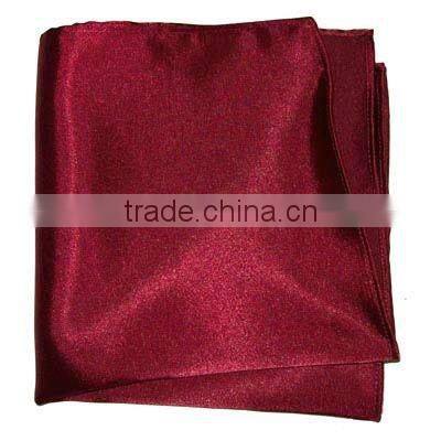 machine rolled solid pocket squares