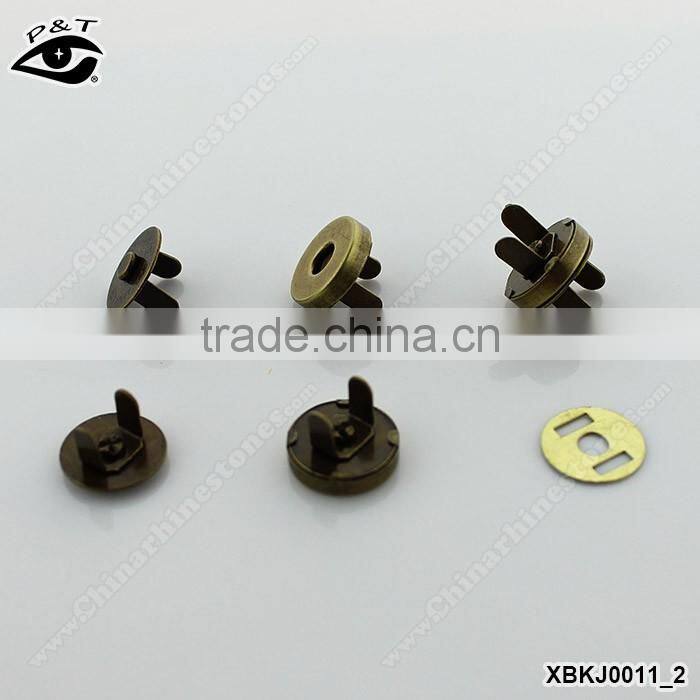 Hot sale magnet button for handbag metal magnet button for purse