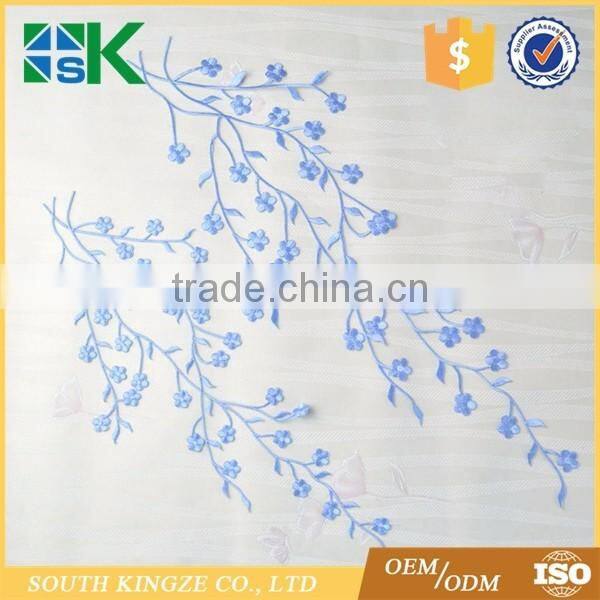 Ethnic Flower Motif Applique Patch Craft Embroidered Sew/Iron On Plum Blossom