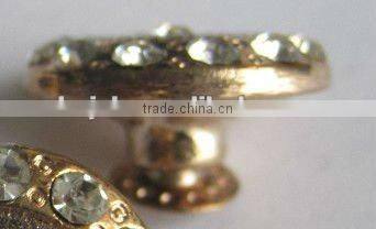 AA rhinestone metal button for jeans
