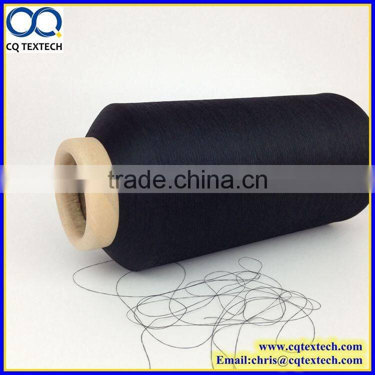 75/120TPM Equal black polyester DTY yarn