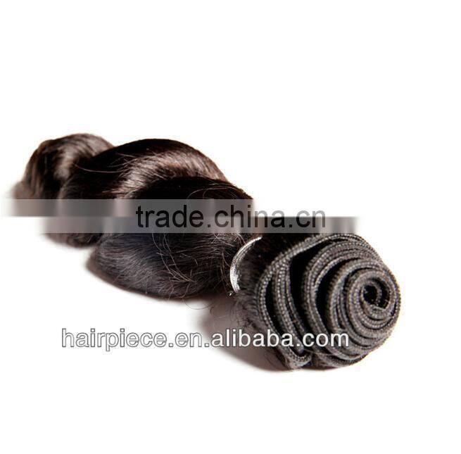 Factory supply 100% human hair extension 8inch Indian temple hair wholesale loose wave 7a virgin hair weaving
